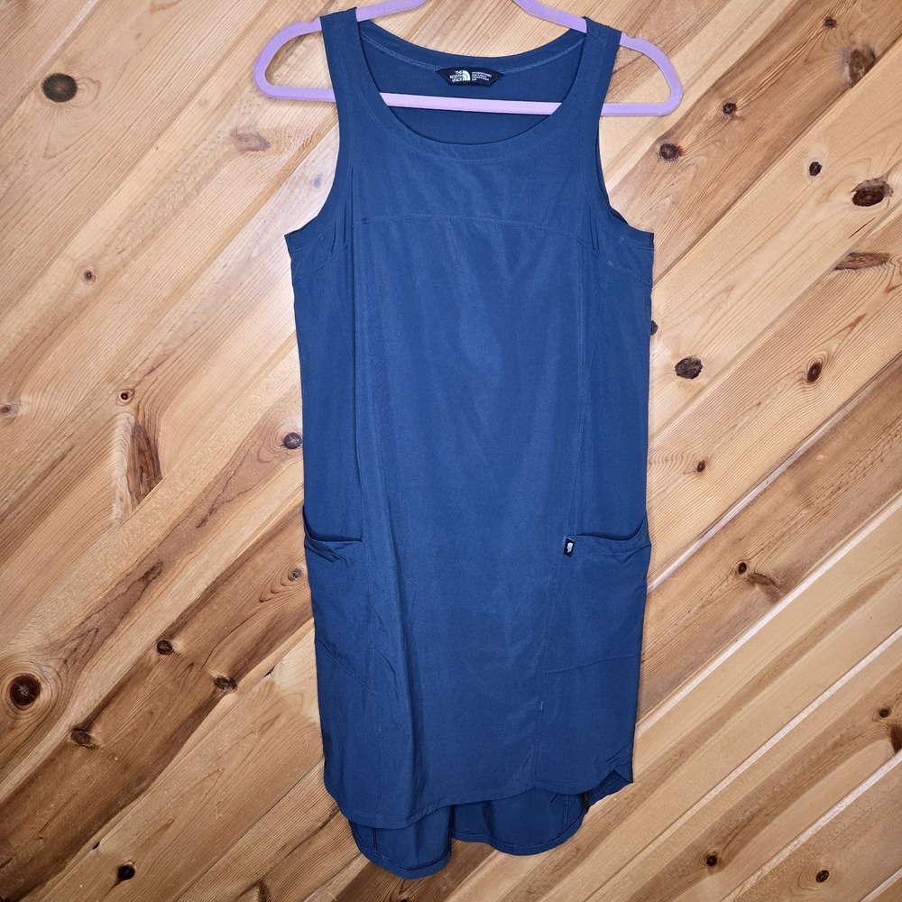 The North‎ Face Womens Dawn Break FlashDry Actove Dress Small Navy Blue